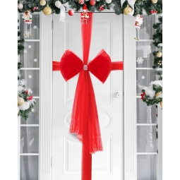 Red Luxury Door Bow