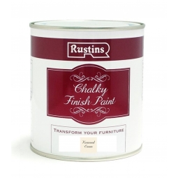 Rustins Chalky Finish Shabby Vintage Furniture Paint 250ml - Kenwood Cream