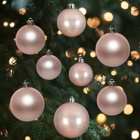 30 Blush Pink Baubles
