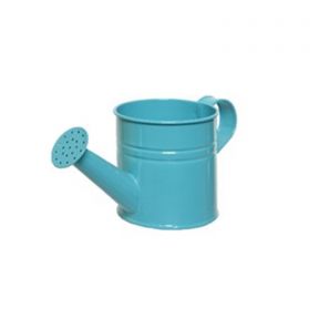 Bright Blue Small Metal Watering Can