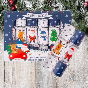 6 Mini Santa Crackers
