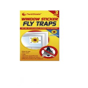 Flower Window Fly Stickers