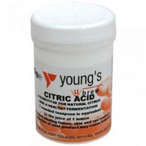 Youngs Citric Acid, 100g Tub
