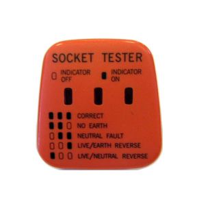 Lyvia 3 Pin UK Mains Electrical Plug Socket Tester Fault Indicator Safe Earth