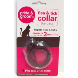 Pride & Groom Universal Flea & Tick Repel Treatment Cat Kitten Collar 3 Months