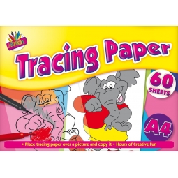 A4 Tracing Paper Pad Drawing Copy Paper 60 Sheets Per Pad School Office Craft