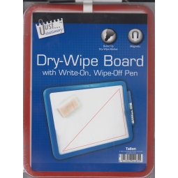 A4 Magnetic Backed Dry Wipe Board With Write On Wipe Of Pen Memo Note Board