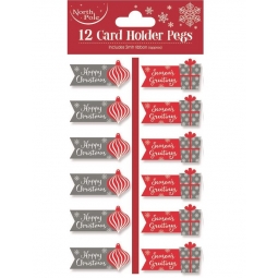 12 Card Pegs Bauble