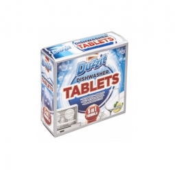 Duzzit Dishwasher Detergent Tablets 5 In 1 Lemon Fragrance Pack Of 12 Tablets