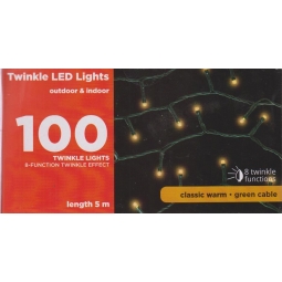 100 LED Twinkle Lights