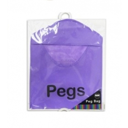 Purple Peg Bag