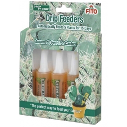 Fito Cactus Plant Food Drip Feeders 5 x 15 Day Slow Release Food Drops 32ml Each