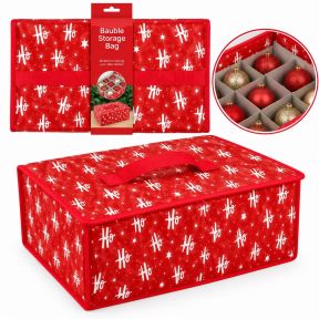 Red Bauble Storage Bag