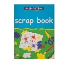 Childrens Activity Black Paper Scrap Craft Art Book 20 Pages 36cm x 24.5cm