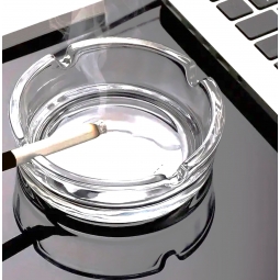 Round Glass Ashtray