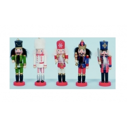 5 Wooden Nutcracker Figures