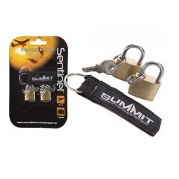 Sentinel Pack Of 2 Small Luggage Padlocks Set With Keyring Attachment 3 Keys