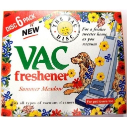 NEW Vac Disc Freshener For All Vacuum Cleaners Great For Pet Lovers 6 Pack