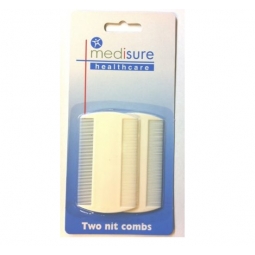 Medisure Twin Pack Nit Comb fine Toothed Combs