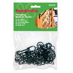 SupaGarden Hanging Basket 3-strand Chain 18.7''/ 48cm Black Finish Easy To Fit