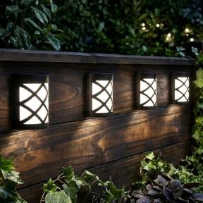 Fence & Wall Lights 4pk
