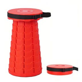 Red Telescopic Stool