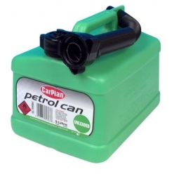 Car Plan 5L Green Capacity Petrol Fuel Can Unleaded Petrol With Pouring Spout