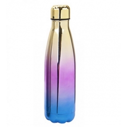 Multi Colour Stainless Steel Double Wall Drinking Bottle Hot Cold Drinks Vacuume Flask