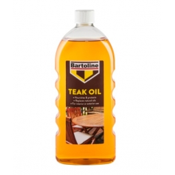 1L Bartoline Teak Oil Garden Wood Sealer Furniture Nourishes & Protects 1 Litre