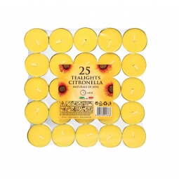 25 Citronella Tealight Candles