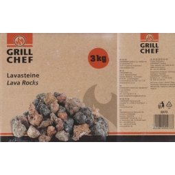 Landmann Lavasteine Lava Rocks 3kg - For Gas Grills - BBQ Rocks