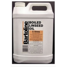 Bartoline Boiled Linseed Oil Wood Sealer Garden Furniture Oil Protector 5 Litre