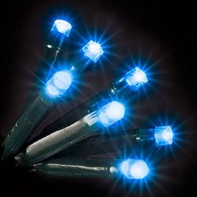 100 Blue Multi-Function LED Chaser Lights