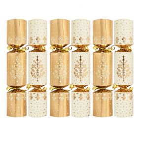 6 Mini Gold Tree Crackers