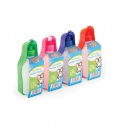 1 Portable Pet Dog Sports Top Water Bottle Drinker Feeder Cup 300ml