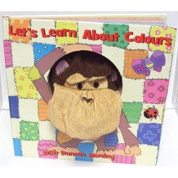 Lets Learn About Colours With Duncan Monkey Childrens Puppet Story Learn Book