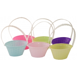 Pack Of 6 Mini Easter Egg Hunt Baskets With Handles 4
