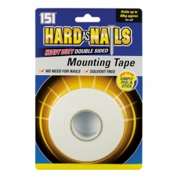Hard As Nails Heavy Duty Double Sided Mounting Tape - 24mm x 5M