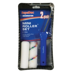 SupaDec Mini Decorators Paint Roller Set 4