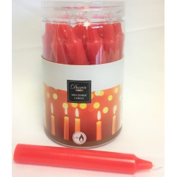 Red Mini Dinner Candles