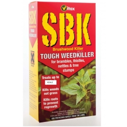 Vitax SBK Brushwood Killer Tough Weedkiller Brambles Tree Stump Nettles 125ml