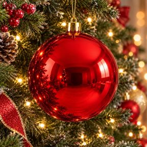 20cm Large Red Bauble