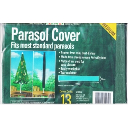 Green Medium Size Garden Parasol Cover 115cm Washable & Tear Resistant