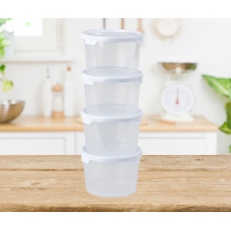 4 Snack Pots 300ml