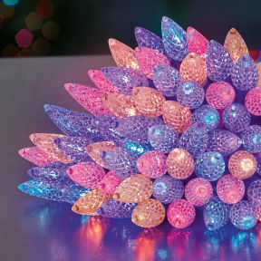 Rainbow Pine Cone Lights