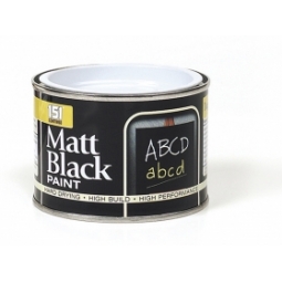 Matt Black paint, 180ml, home DIY, Blackboards etc.