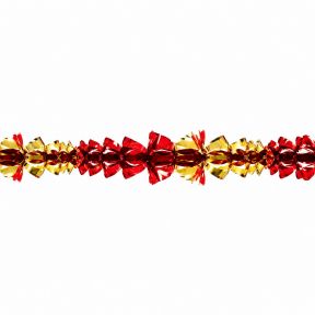 Foil Garland Red & Gold
