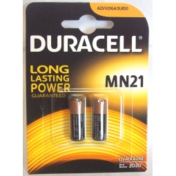 Duracell Pack Of 2 MN21 Alkaline Security Alarm Battery LR50 A23 V23GA Lasting