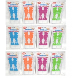 We Can Cook - Children's 2 Pack Pastry Brushes - Assorted Colours