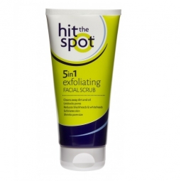 Hit The Spot 5 In 1 Exfoliating Facial Scrub Face Blackhead Pore Cleaner 150ml